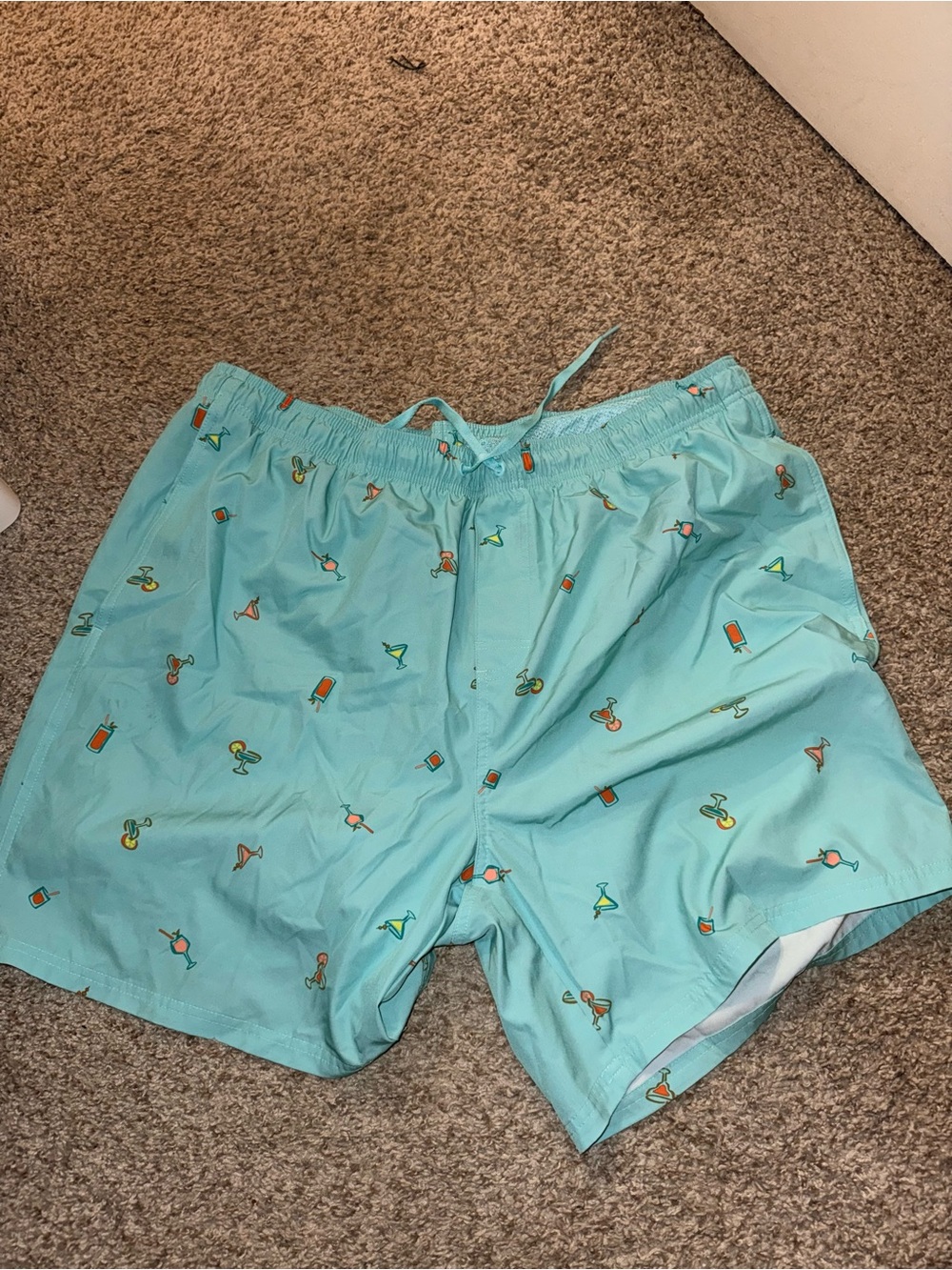 Old Navy Cocktail Print Swim Trunks